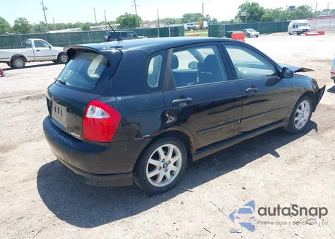 2005 Kia Spectra5 from USA, damaged, VIN KNAFE161655149182